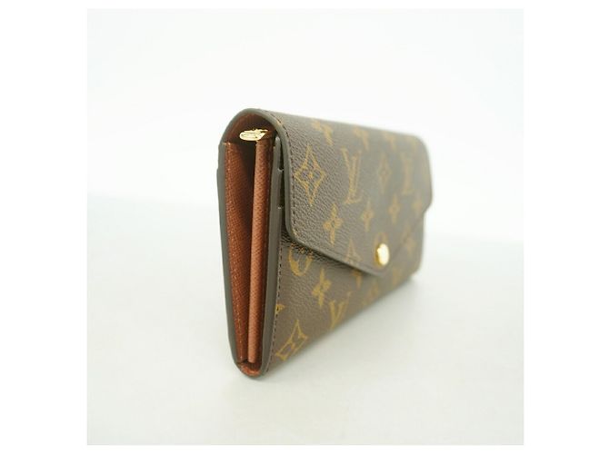 Cartera Long Sarah Monogram Louis Vuitton Castaño - vista 2