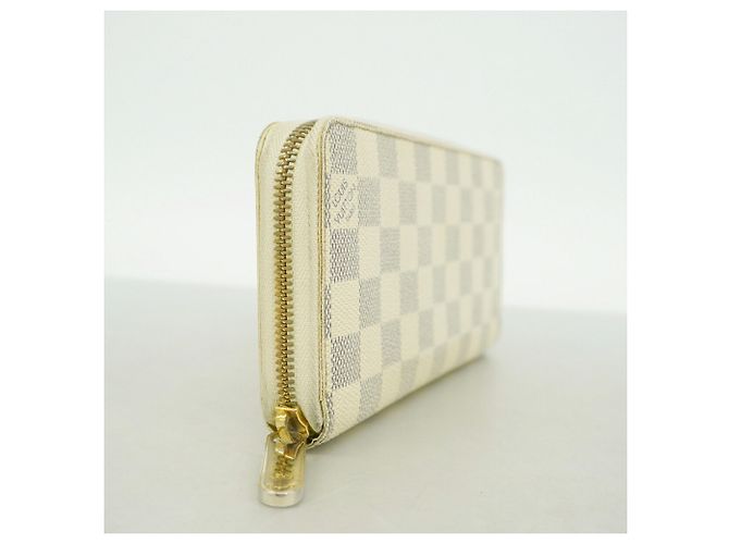Cartera Zippy Louis Vuitton Damier Azur Blanco - vista 2