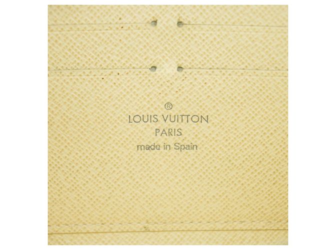 Cartera Zippy Louis Vuitton Damier Azur Blanco - vista 4