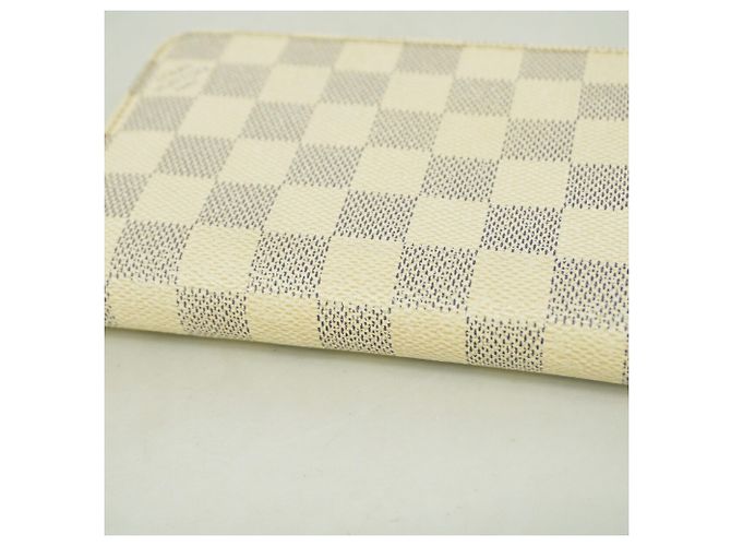 Cartera Zippy Louis Vuitton Damier Azur Blanco - vista 7