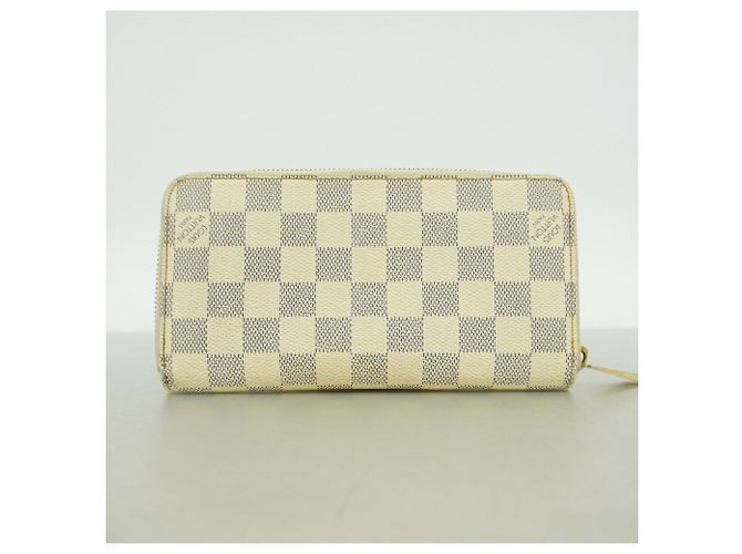 Cartera Zippy Louis Vuitton Damier Azur Blanco - vista 8