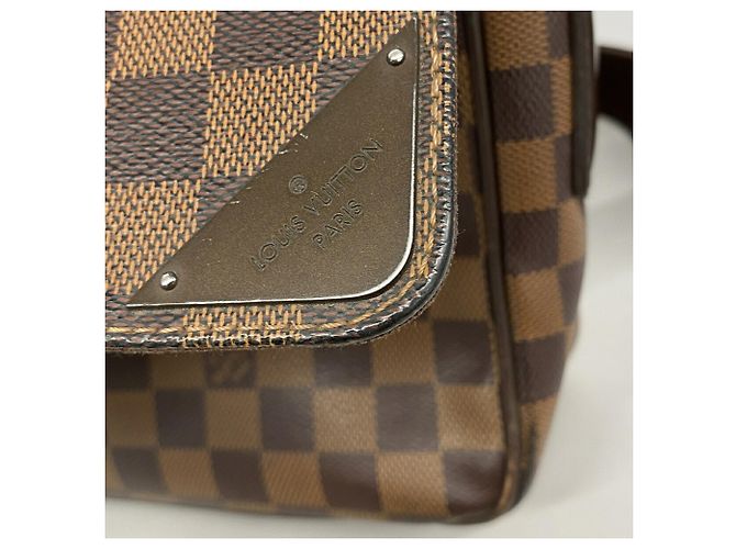 Borsa a tracolla Louis Vuitton Damier Shelton MM Damier ebene - vista 10