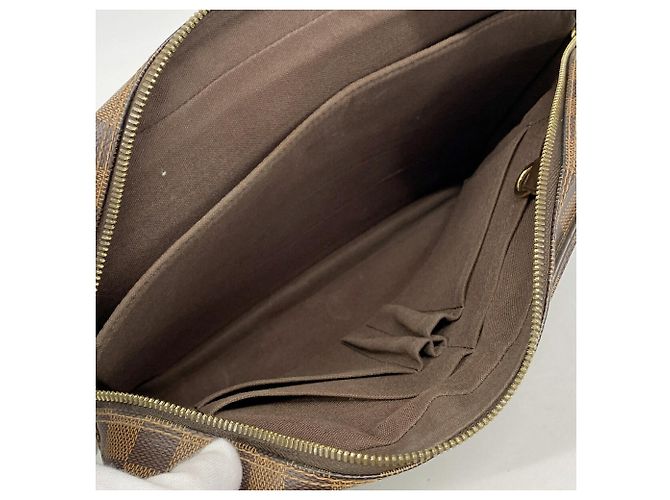 Borsa a tracolla Louis Vuitton Damier Shelton MM Damier ebene - vista 4