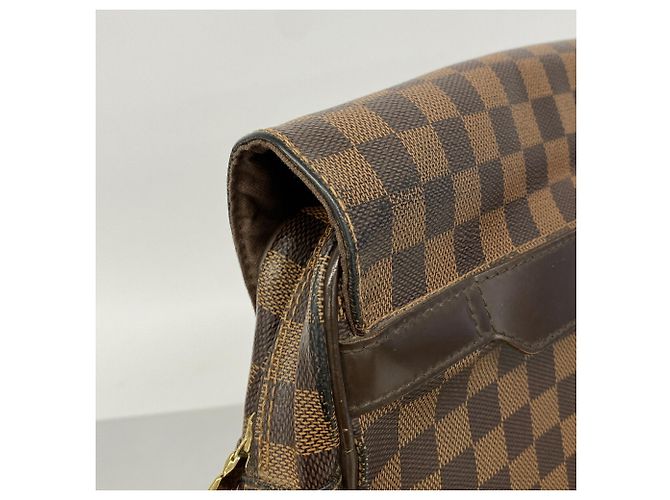 Borsa a tracolla Louis Vuitton Damier Shelton MM Damier ebene - vista 9