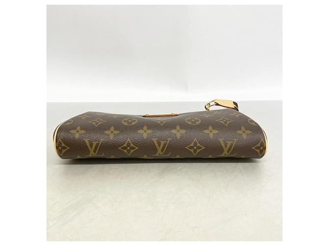Borsa Louis Vuitton Monogram Eva Marrone - vista 3
