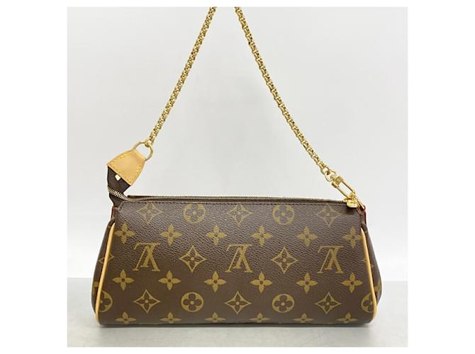 Borsa Louis Vuitton Monogram Eva Marrone - vista 6