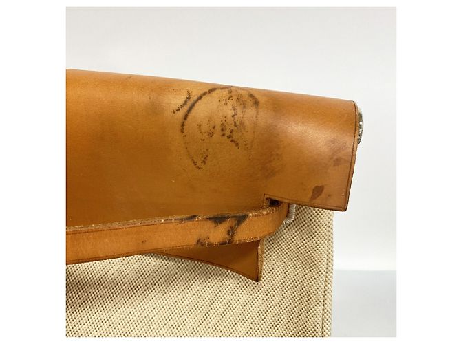 Hermès Borsa Hermes Herbag Toile H Natural - vista 7