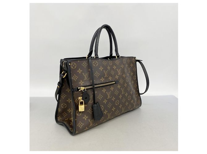 Borsa Tote Louis Vuitton Monogram Popincourt MM Nero - vista 2
