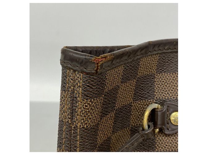 Borsa Tote Louis Vuitton Damier Neverfull MM Damier ebene - vista 6