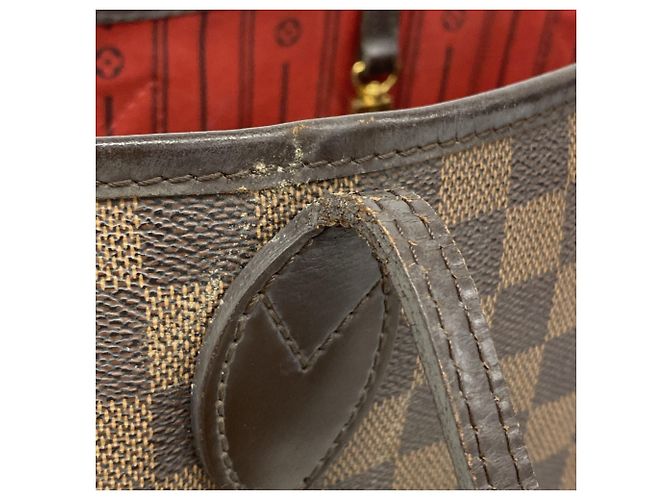Borsa Tote Louis Vuitton Damier Neverfull MM Damier ebene - vista 8