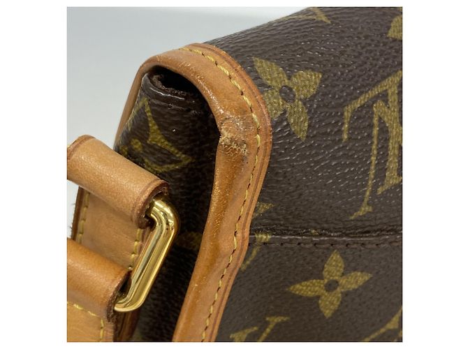 Borsa a Spalla Louis Vuitton Monogram Menilmontant PM Marrone - vista 7