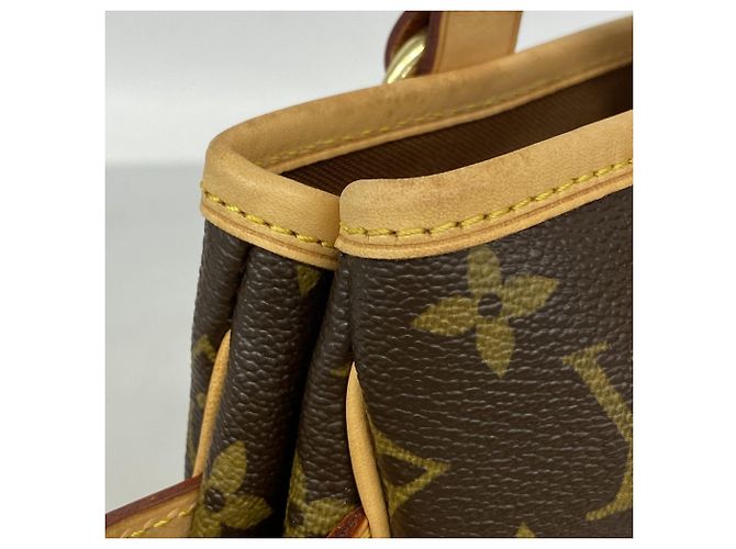 Borsa Tote Louis Vuitton Monogram Batignolles Marrone - vista 7