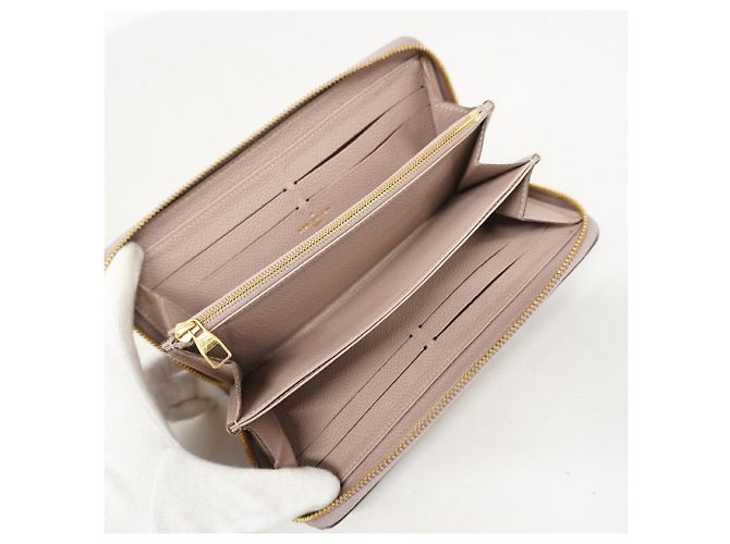 Louis Vuitton Monogram Empreinte Zippy Wallet in Tourterelle Grau - Ansicht 3