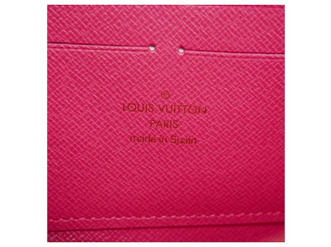 Zippy Louis Vuitton Monogram Multicolor Long Wallet Schwarz Rot - Ansicht 4
