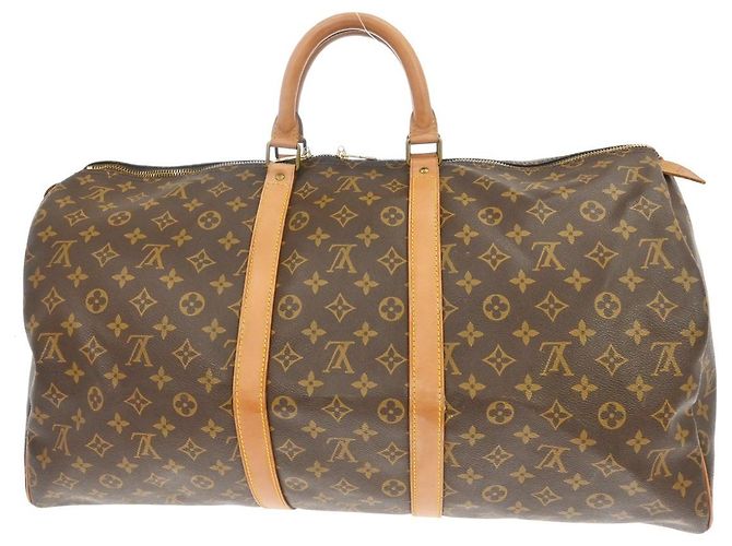 Louis Vuitton Keepall Monogram 55 Marrone - vista 2