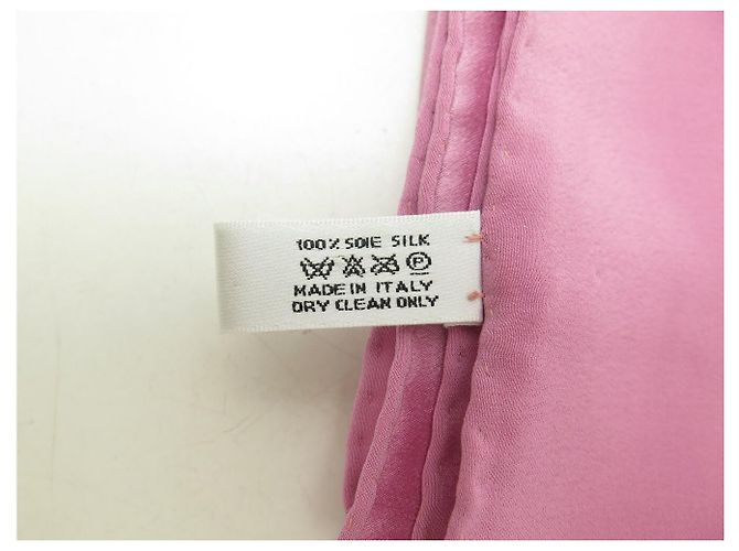 NUOVO FULLETTO DI SETA ROSA CHRISTIAN DIOR 90 LOGO DIOR - vista 10