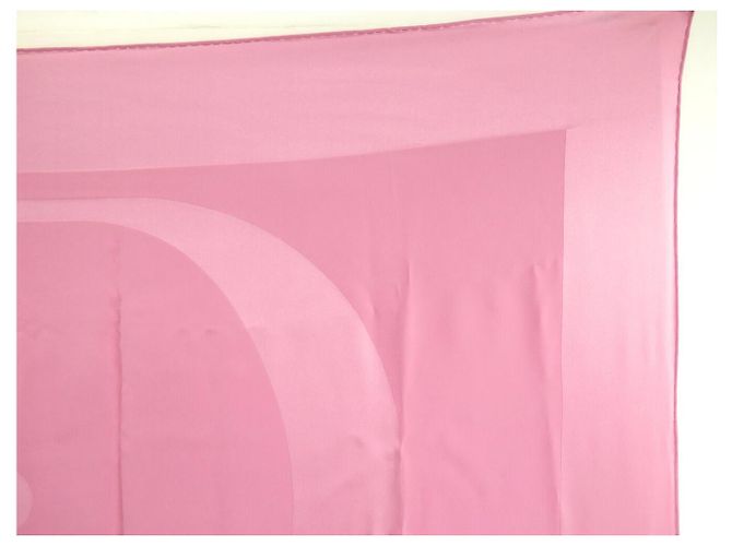 NUOVO FULLETTO DI SETA ROSA CHRISTIAN DIOR 90 LOGO DIOR - vista 3