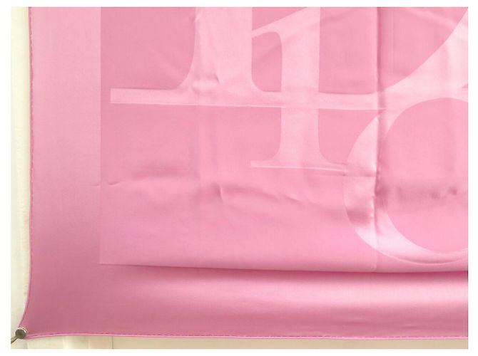 NUOVO FULLETTO DI SETA ROSA CHRISTIAN DIOR 90 LOGO DIOR - vista 4