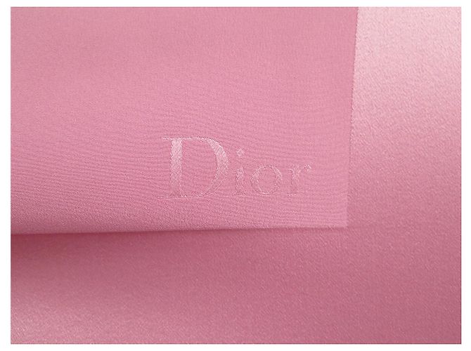 NUOVO FULLETTO DI SETA ROSA CHRISTIAN DIOR 90 LOGO DIOR - vista 6