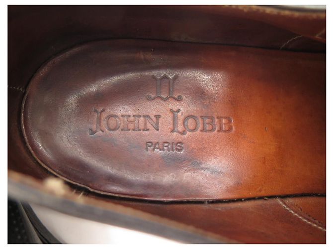SCARPE JOHN LOBB WILLIAM BI BOUCLE 7 41 IN PELLE GRAIN NERA MONK SHOES Nero - vista 9