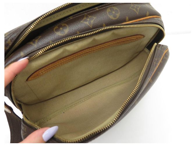 BORSA LOUIS VUITTON REPORTER PM MONOGRAM M45254 a tracolla Borsa a mano Marrone - vista 11