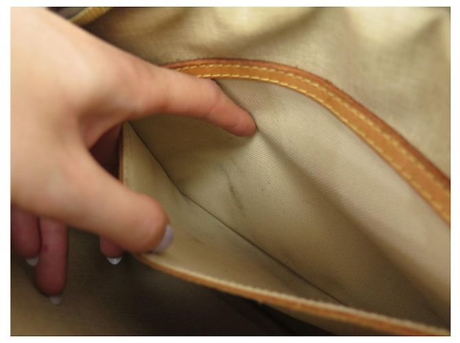 BORSA LOUIS VUITTON REPORTER PM MONOGRAM M45254 a tracolla Borsa a mano Marrone - vista 14