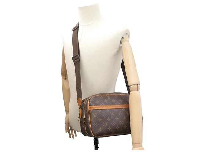 BORSA LOUIS VUITTON REPORTER PM MONOGRAM M45254 a tracolla Borsa a mano Marrone - vista 7