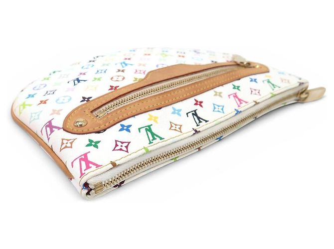 LOUIS VUITTON X MURAKAMI M60027 POCHETTE A MAIN GM MONOGRAM MULTICOLORE Bianco - vista 4