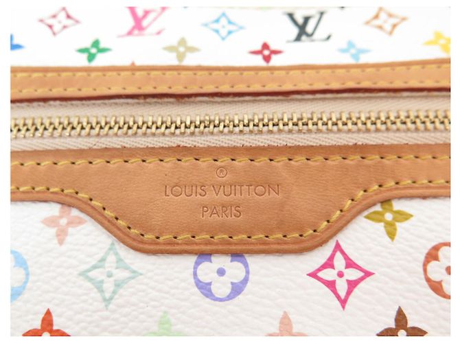 LOUIS VUITTON X MURAKAMI M60027 POCHETTE A MAIN GM MONOGRAM MULTICOLORE Bianco - vista 5