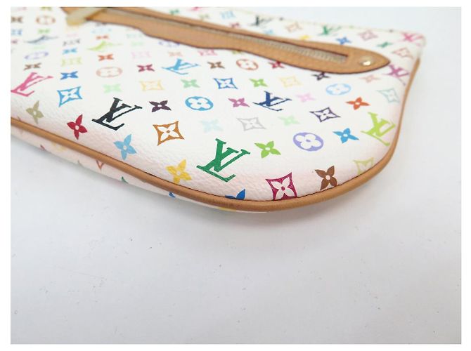 LOUIS VUITTON X MURAKAMI M60027 POCHETTE A MAIN GM MONOGRAM MULTICOLORE Bianco - vista 9