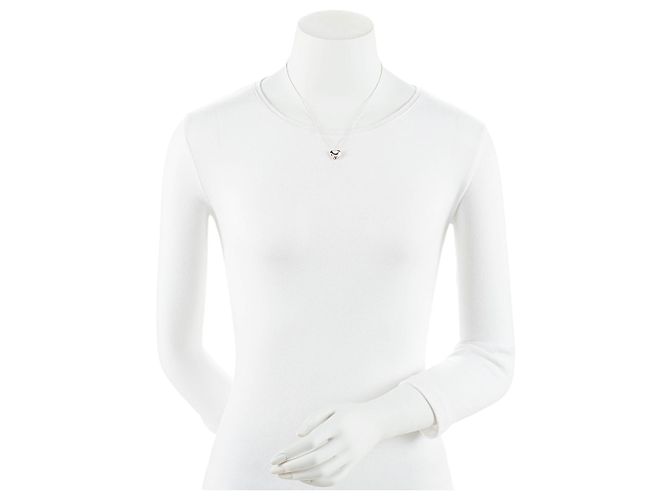 Collana Elsa Peretti in argento sterling con cuore intero Tiffany & Co. Metallico - vista 2