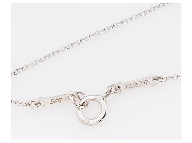 Collana Elsa Peretti in argento sterling con cuore intero Tiffany & Co. Metallico - vista 4