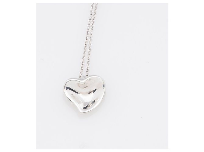 Collana Elsa Peretti in argento sterling con cuore intero Tiffany & Co. Metallico - vista 5