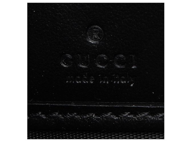 Portafoglio con zip Gucci Matelasse Leather GG Marmont Nero - vista 6
