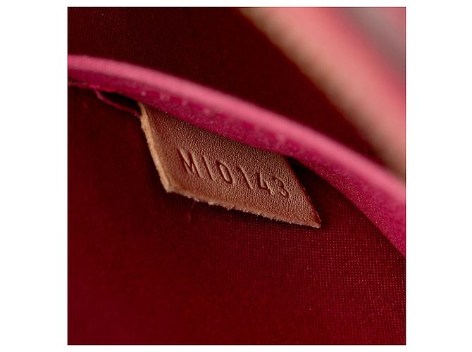 Borsa Louis Vuitton Monogram Vernis Alma BB Rosso - vista 6