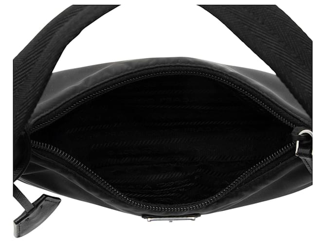 Prada Tessuto Re-Edition 2000 Mini Hobo Nero - vista 6