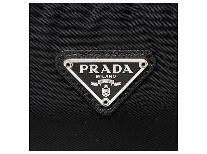 Prada Tessuto Re-Edition 2000 Mini Hobo Nero - vista 8