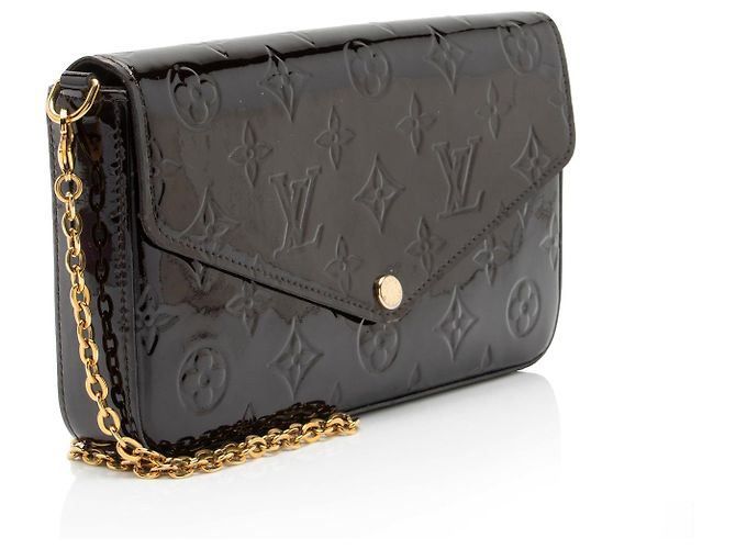 Louis Vuitton Monogram Vernis Felicie Pochette Rosso - vista 2