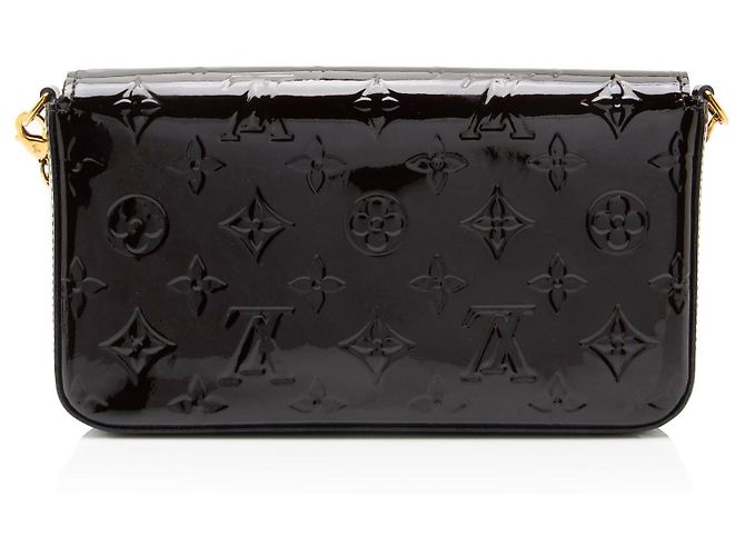 Louis Vuitton Monogram Vernis Felicie Pochette Rosso - vista 3