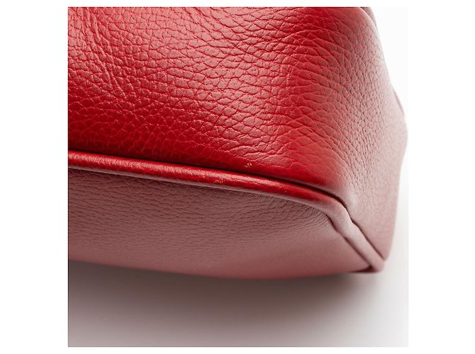 Messenger in pelle con logo Gucci Rosso - vista 10