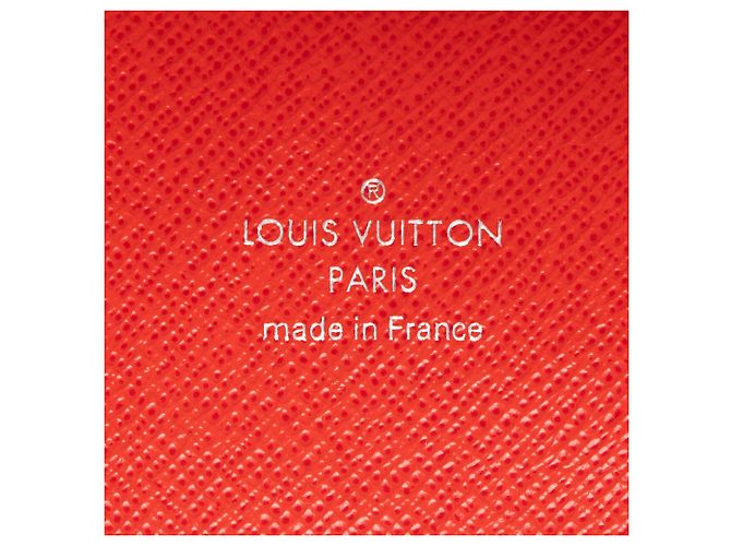 Pochette Clery in pelle Epi Louis Vuitton Rosso - vista 8