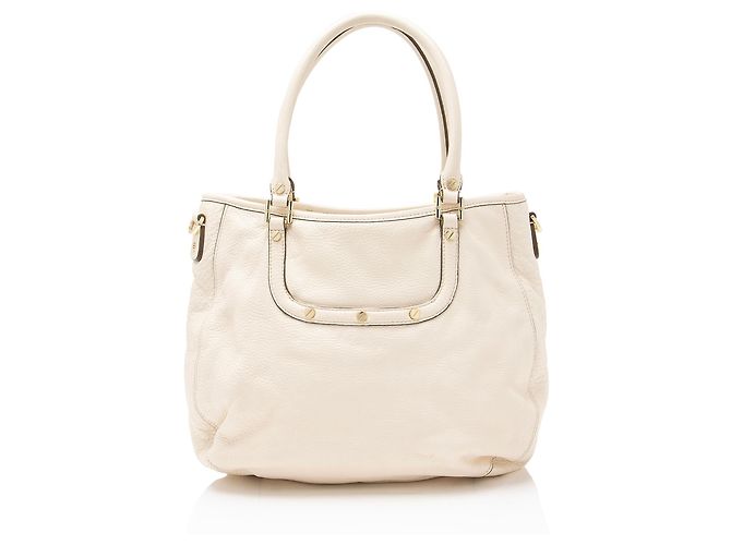 Borsa Hobo Amanda Classic in pelle Tory Burch Bianco - vista 3