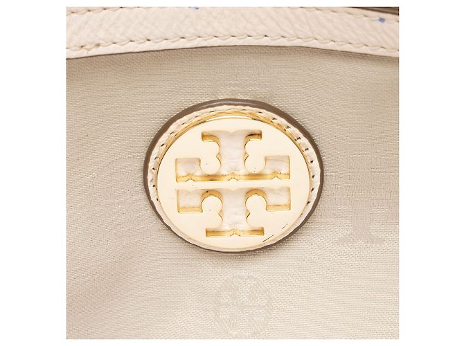Borsa Hobo Amanda Classic in pelle Tory Burch Bianco - vista 7