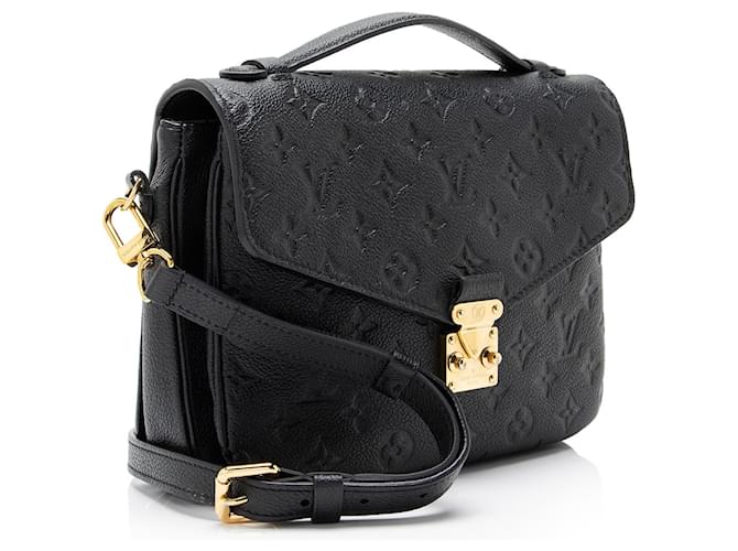 Borsa a tracolla Pochette Metis Monogram Empreinte Louis Vuitton Nero - vista 2