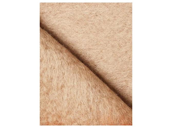 Loewe Sciarpa in misto mohair e lana Marrone - vista 5