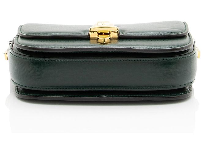Borsa a tracolla mini Sylvie 1969 in pelle Gucci Verde - vista 4