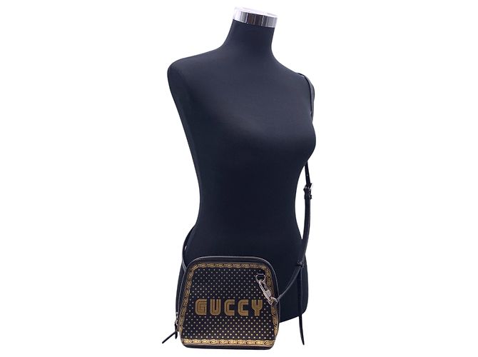 Borsa a tracolla in pelle Gucci Guccy Nero - vista 2