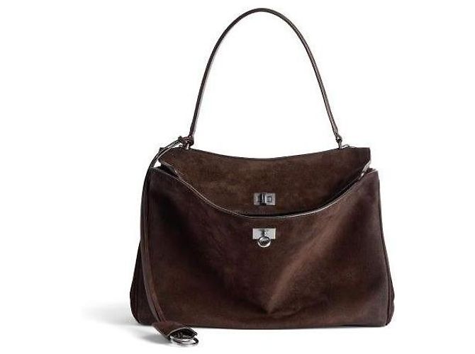 Balenciaga Rodeo Medium Handtasche Schwarz Kalbsleder - Ansicht 2