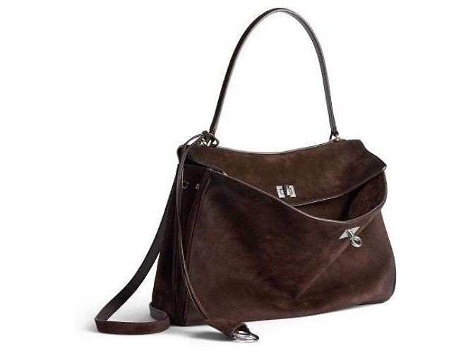 Balenciaga Rodeo Medium Handtasche Schwarz Kalbsleder - Ansicht 3