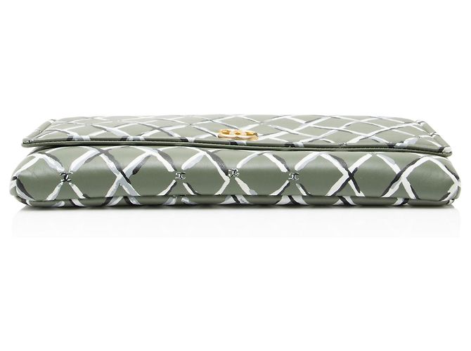 Gabrielle Clutch Chanel Lambskin Paris-Greece Verde - vista 4